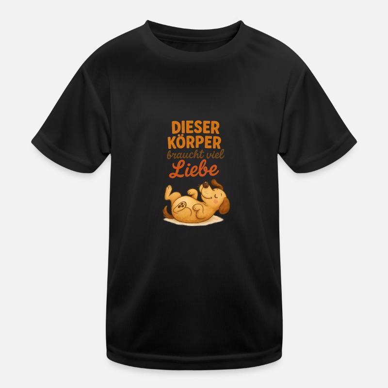 hundeliebe Kinder Funktions-T-Shirt