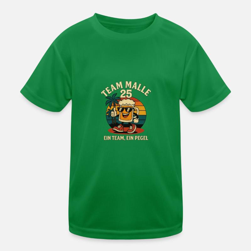 Team Malle Kinder Funktions-T-Shirt