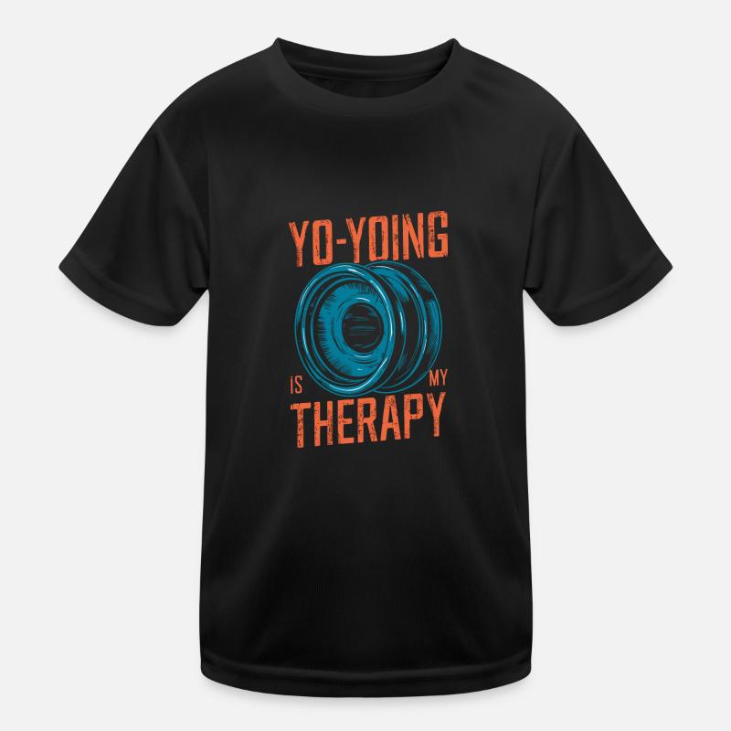 Yo-Yoing Is My Therapy Kids Functional T-Shirt