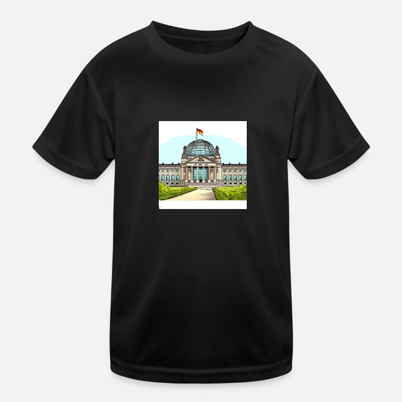 Berlin Bundestag Kids Functional T-Shirt