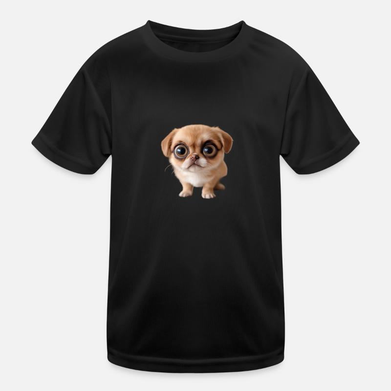 Petit chien mignon T-shirt sport Enfant