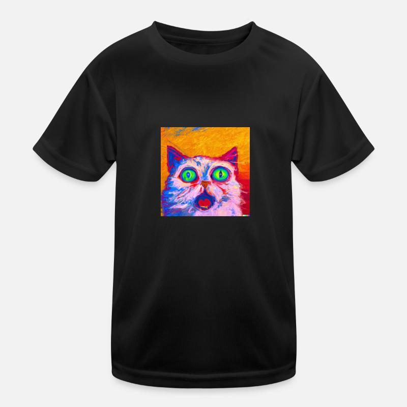 Andy Katze Kinder Funktions-T-Shirt