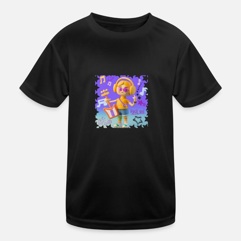 FUNNY MUSIC 6 Kids Functional T-Shirt