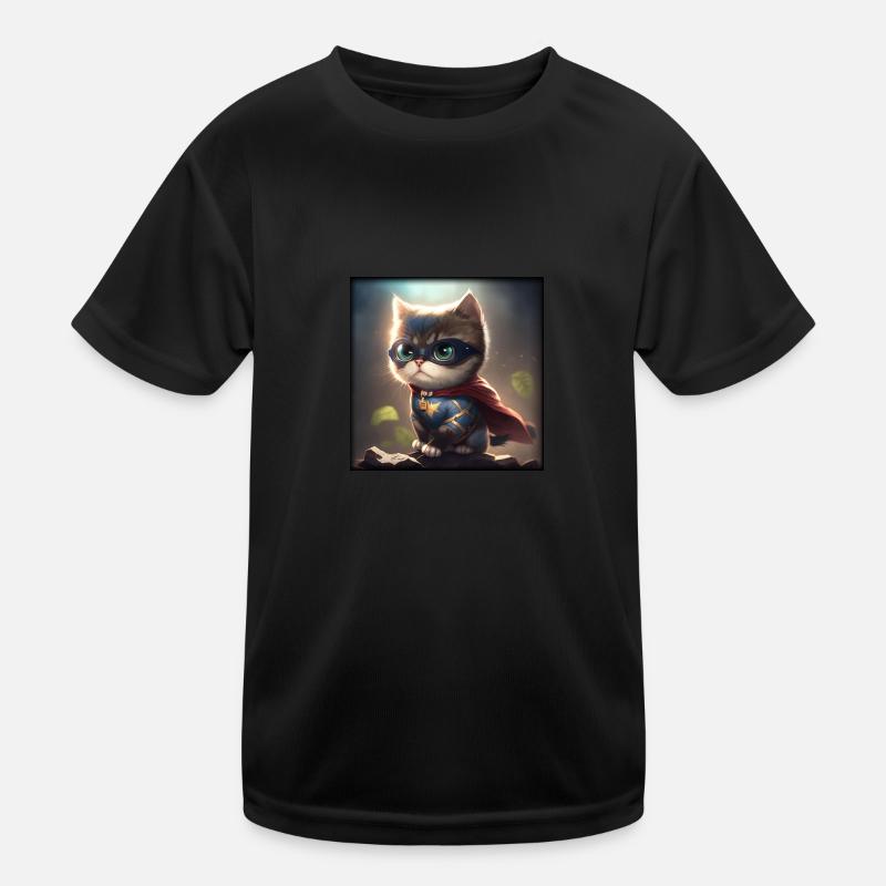 Super chat T-shirt sport Enfant