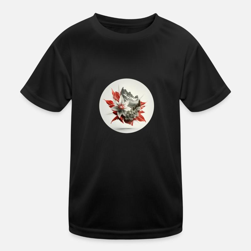 Edelweiss RWR Résumé T-shirt sport Enfant