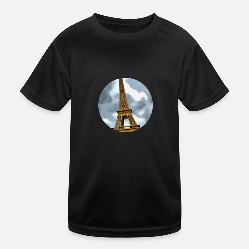 Eiffel tower Kids Functional T-Shirt