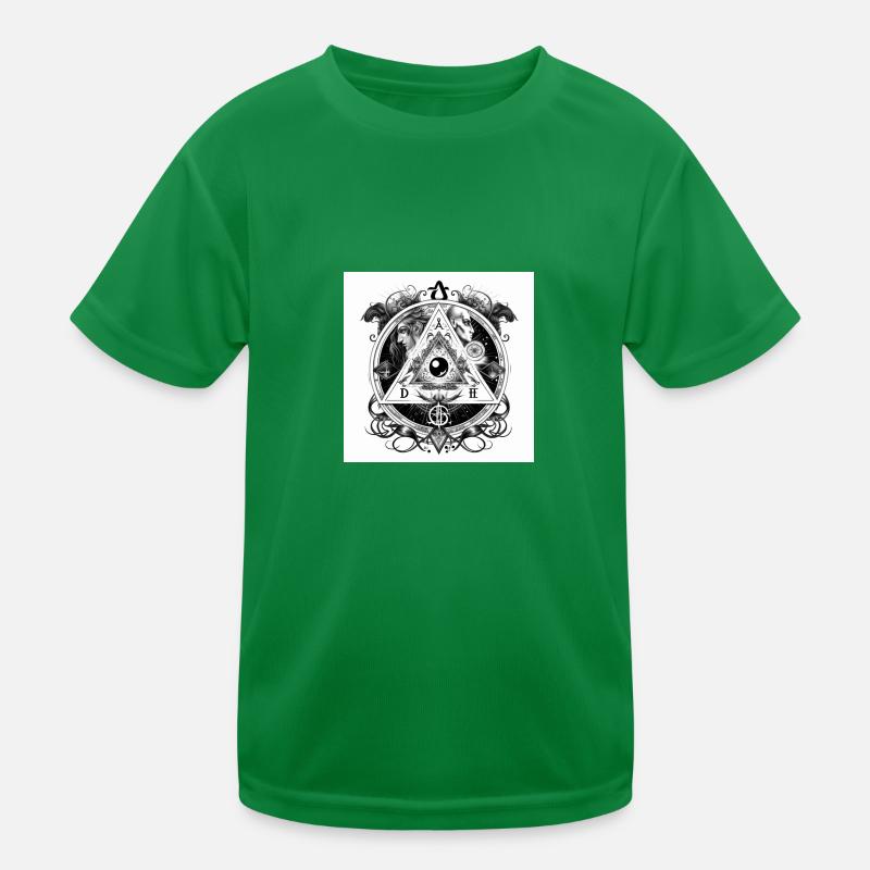 Œil illuminati T-shirt sport Enfant
