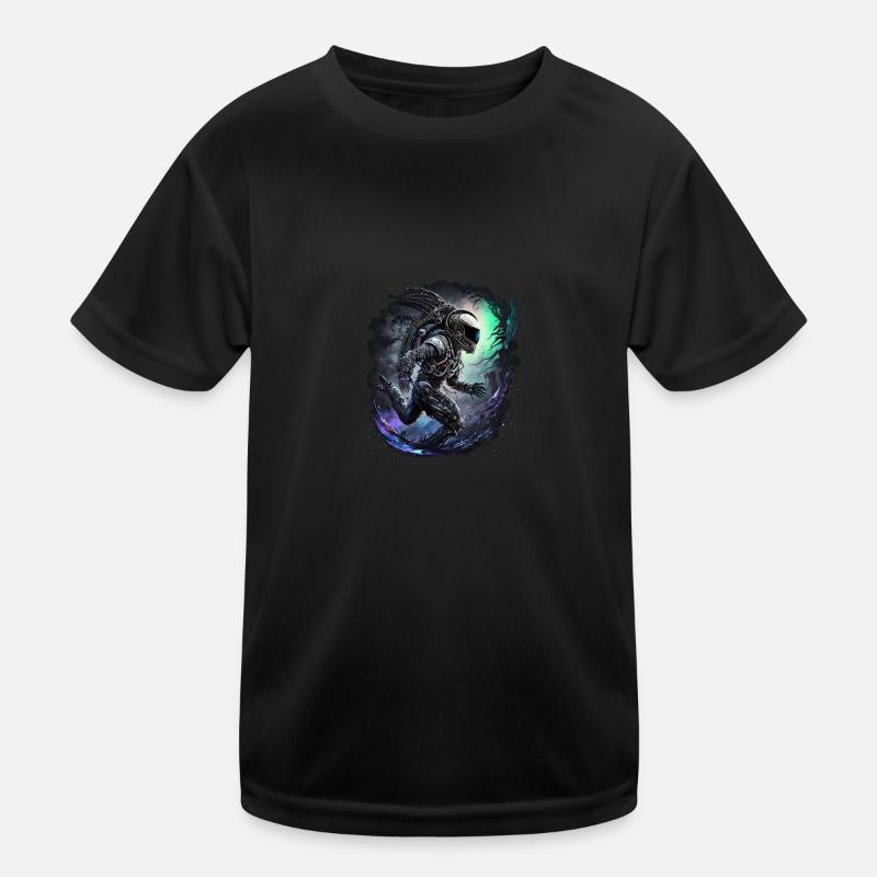 Space Man Kids Functional T-Shirt