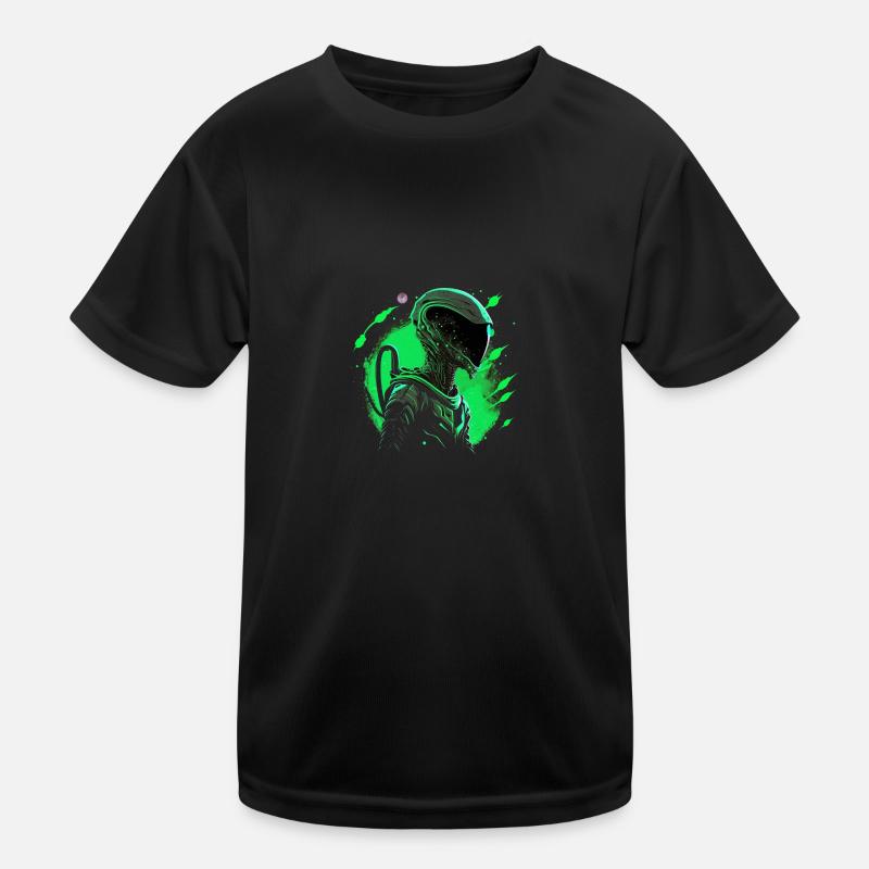Space Alien Kids Functional T-Shirt