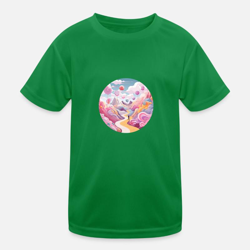 Magical Adventures: Whimsical Wanderer Kids Functional T-Shirt