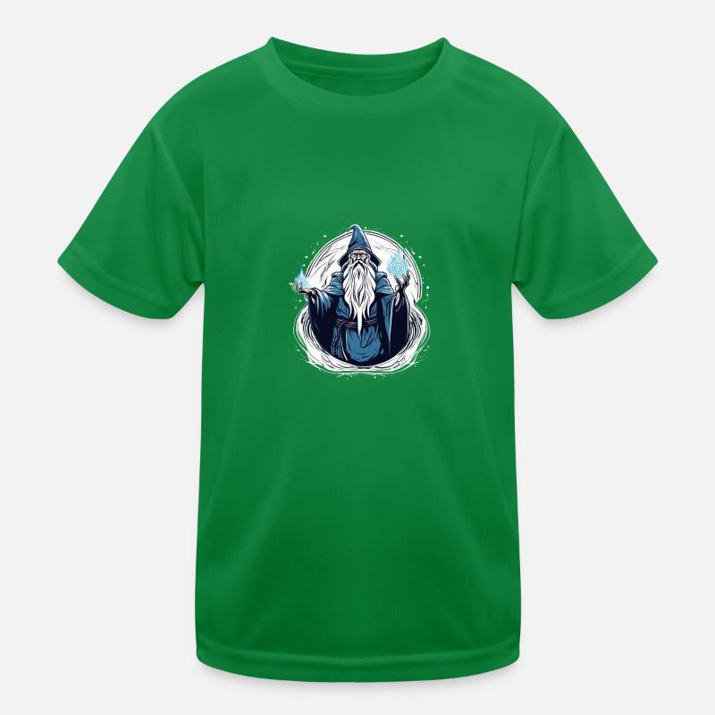 Der alte Zauberer Kinder Funktions-T-Shirt