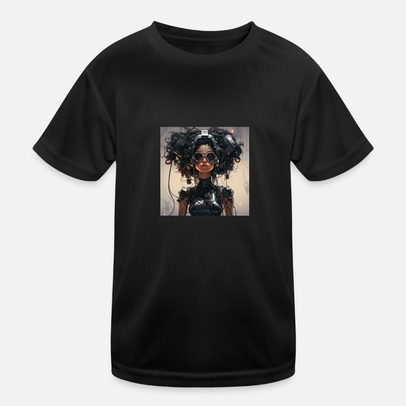 Cyber Punk Kinder Funktions-T-Shirt