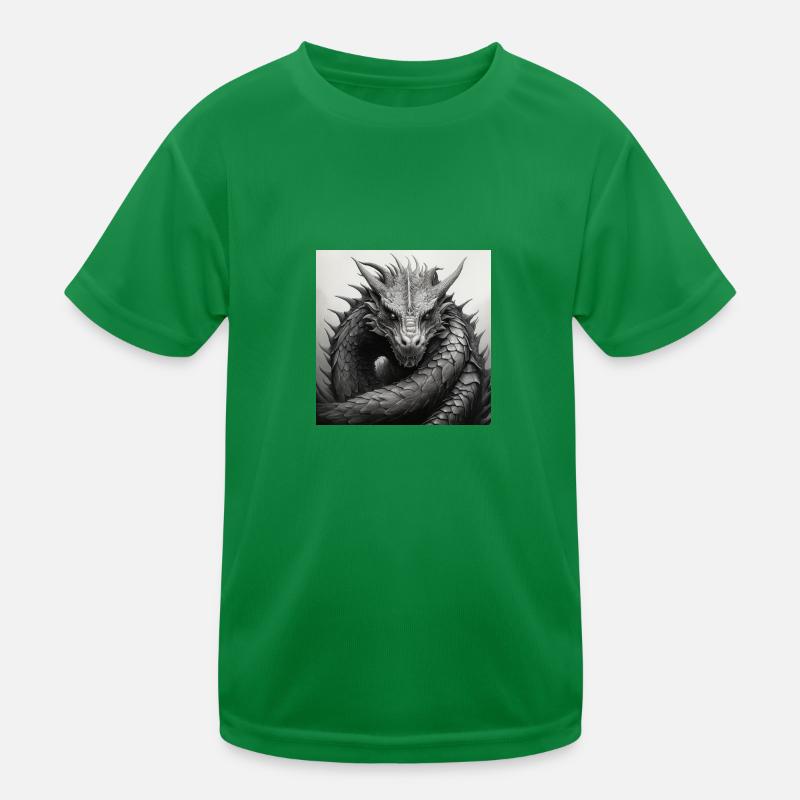 Drache Beschützer Kinder Funktions-T-Shirt