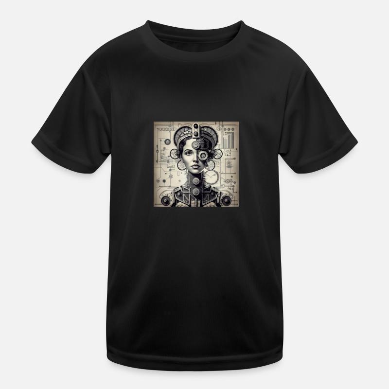 Stamp7 - Kids Functional T-Shirt - black