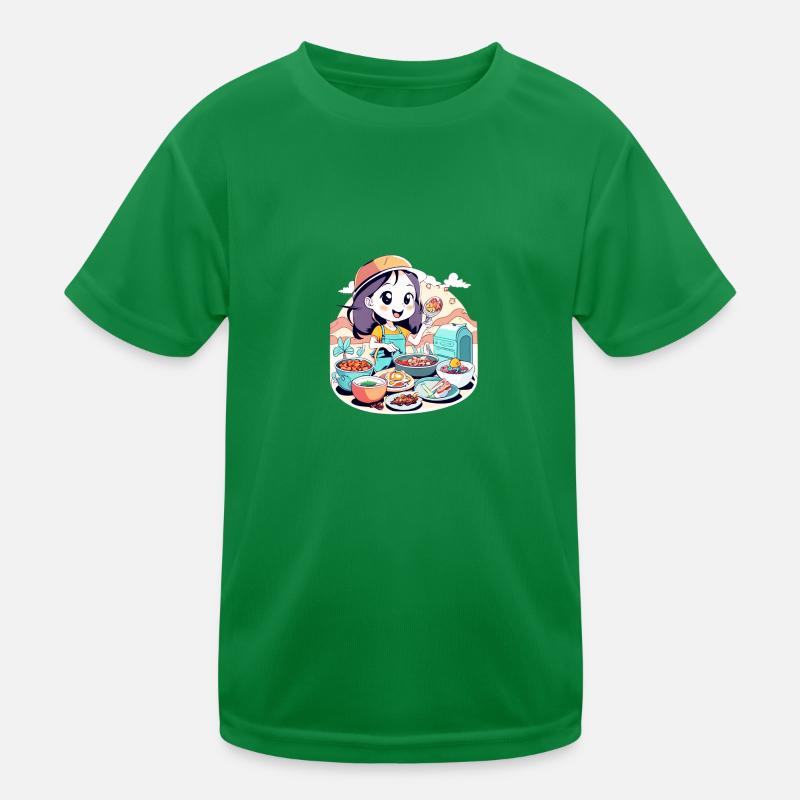 Chibi Cooking Kids Functional T-Shirt