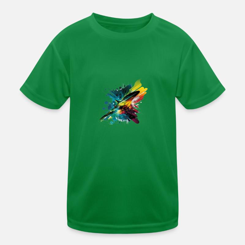 Regenbogen Kinder Funktions-T-Shirt