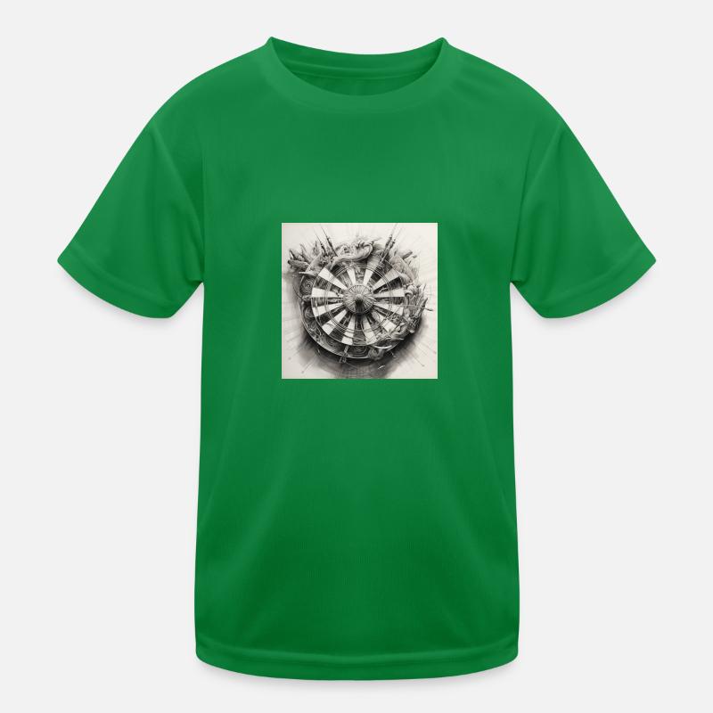 Dartboard Winkinger Shield Kids Functional T-Shirt