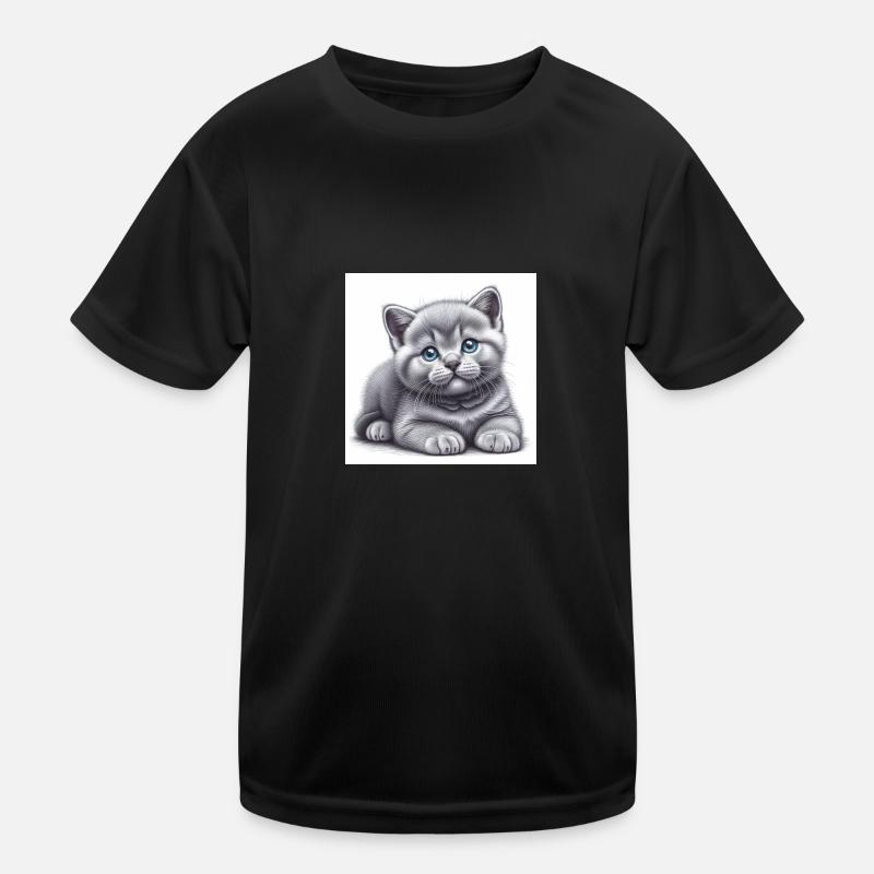 Britisch Kurzhaar Kinder Funktions-T-Shirt