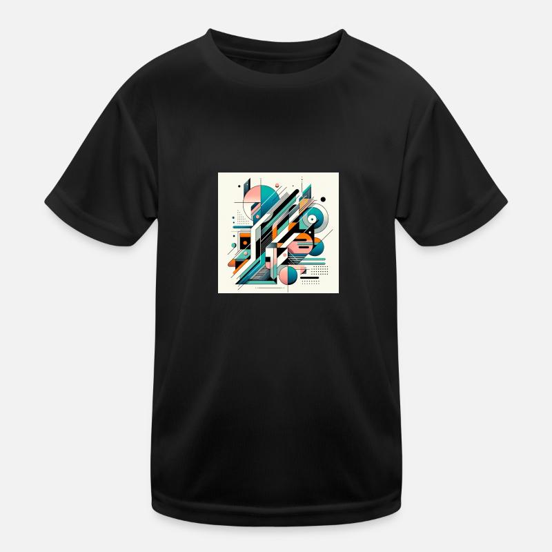 Modern Matrix Kinder Funktions-T-Shirt