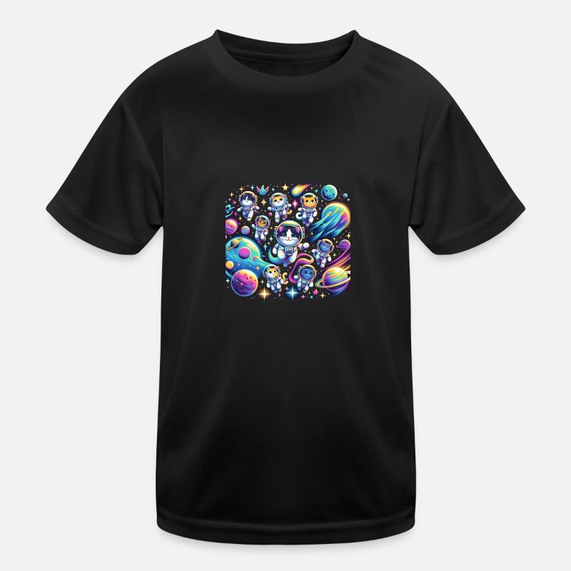 Expédition Cosmic Kitties T-shirt sport Enfant