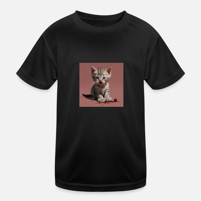 Murder kitten Kids Functional T-Shirt