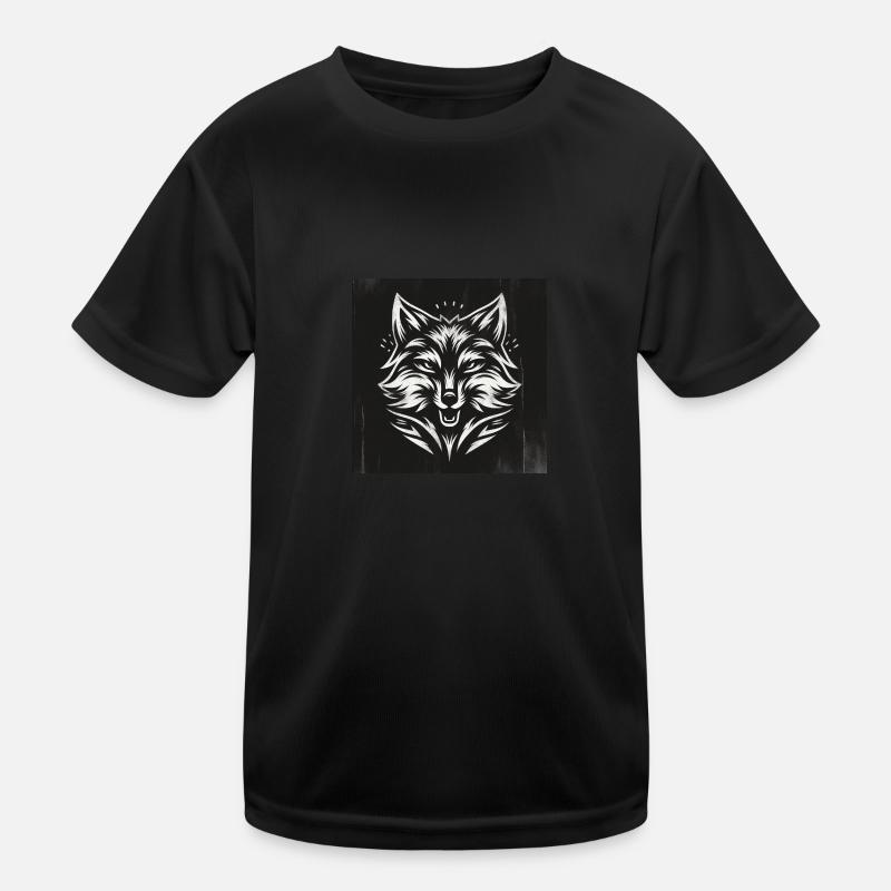 the white wolf Kids Functional T-Shirt