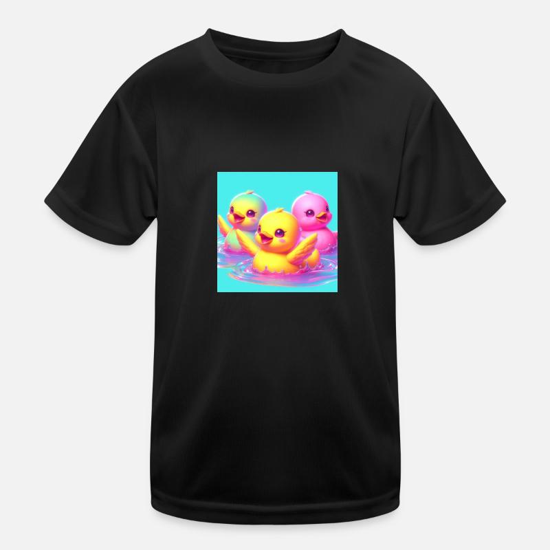 Canards en caoutchouc en 3D hyperréalisme et pastel T-shirt sport Enfant