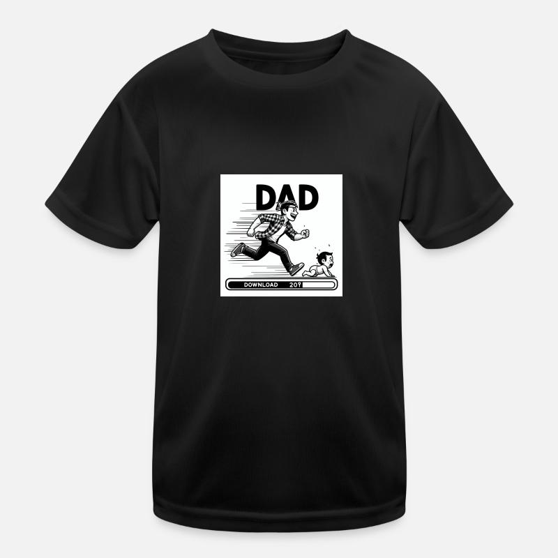 DAD - Kids Functional T-Shirt - black