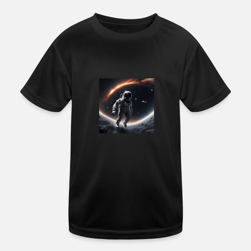 Un astronaute trouve le début du temps et de l’espace T-shirt sport Enfant