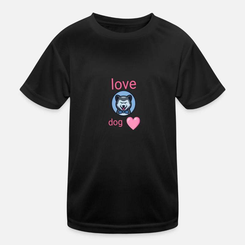 Love dog Kids Functional T-Shirt