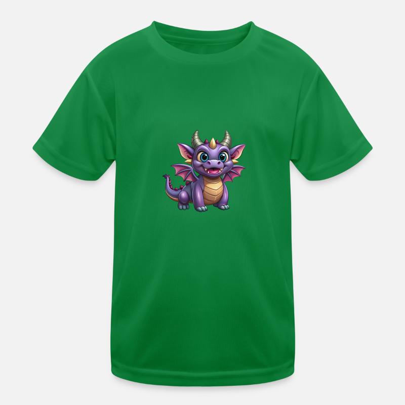monsterdrache Kinder Funktions-T-Shirt