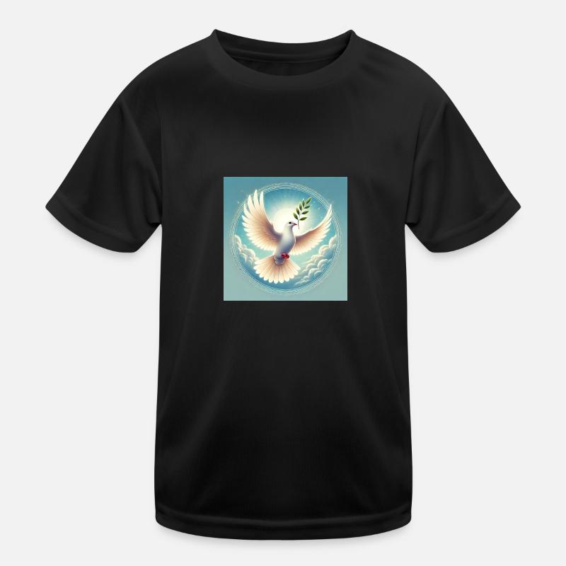 Peace Kinder Funktions-T-Shirt