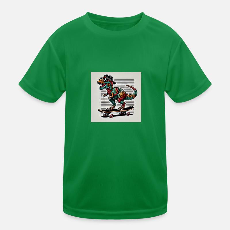 Patineur Saurus Rex T-shirt sport Enfant