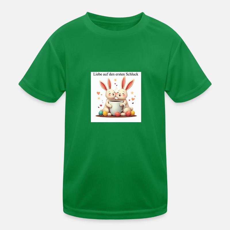 Liebe auf den ersten Blick Kinder Funktions-T-Shirt