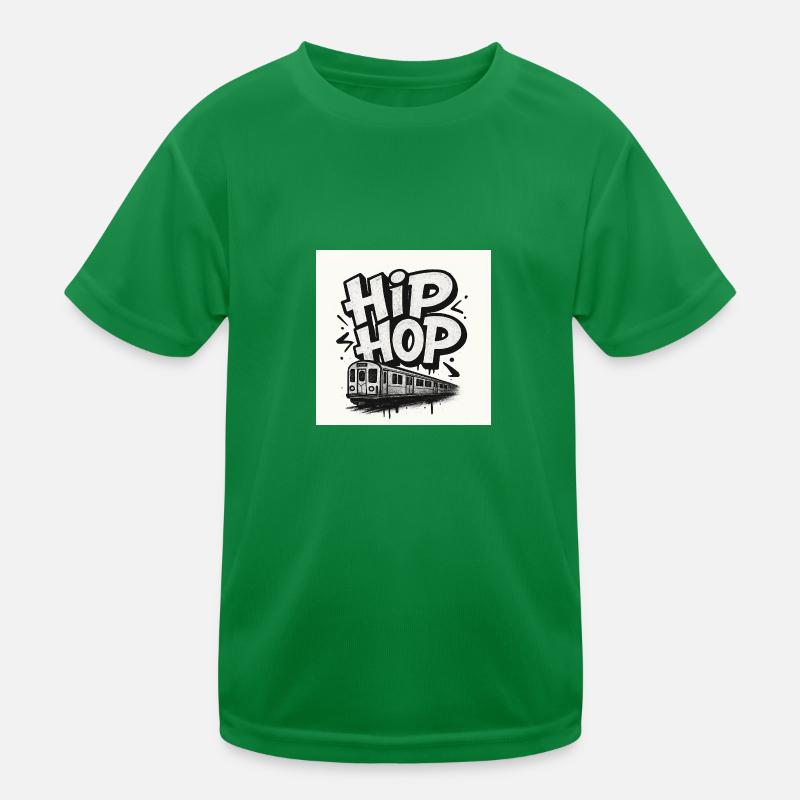Lettrage HipHop avec train T-shirt sport Enfant