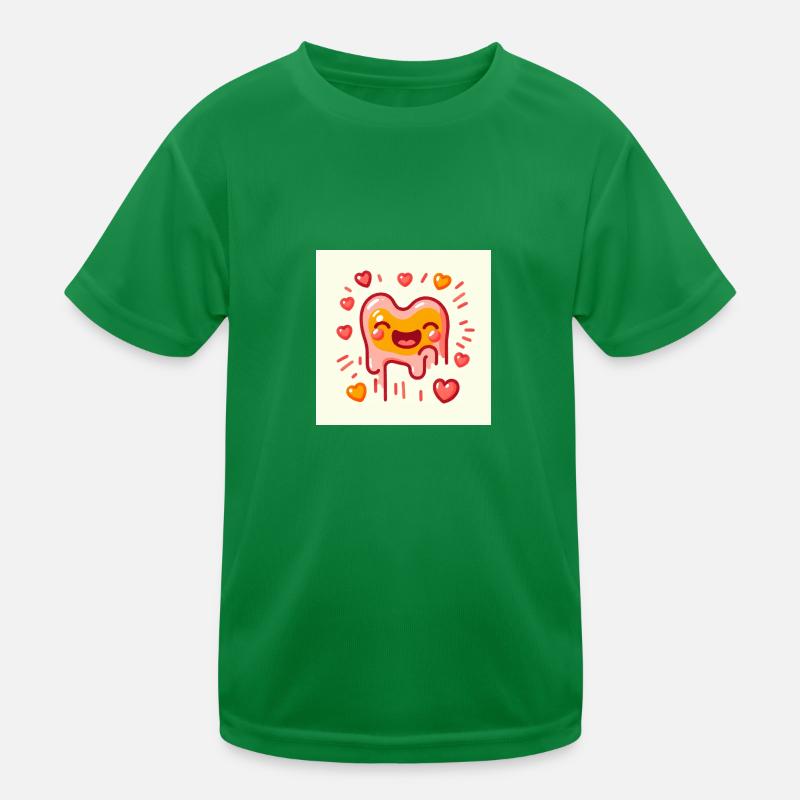 Cœur Glacé Éclaboussé T-shirt sport Enfant