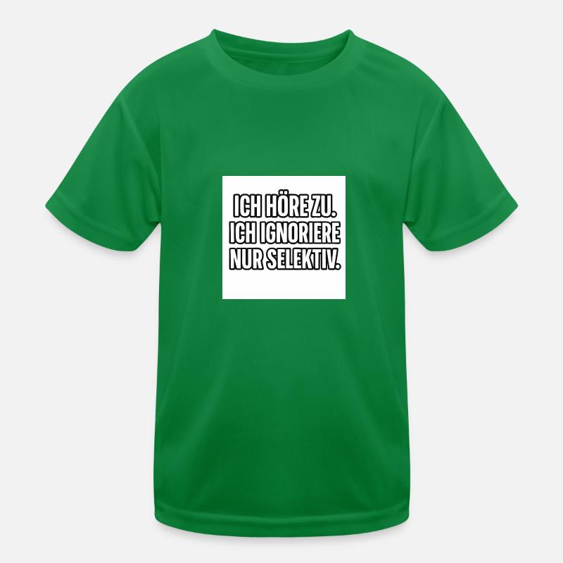 Selective Listening Mode Kinder Funktions-T-Shirt
