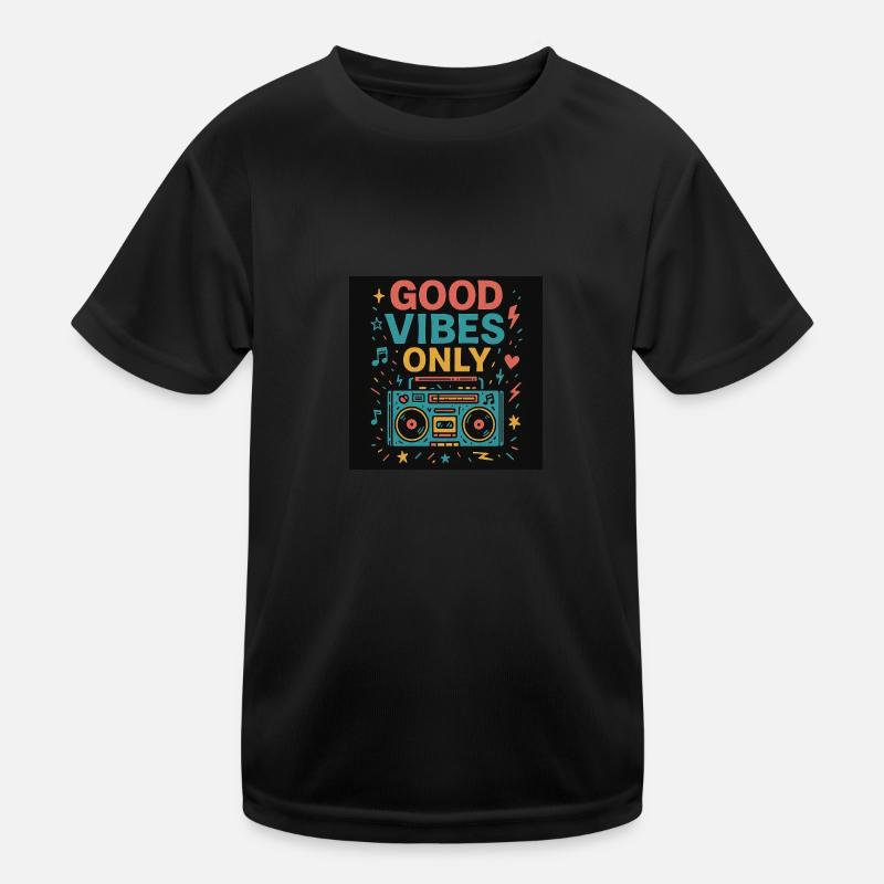 Nur Vibes Kinder Funktions-T-Shirt