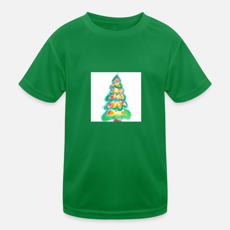 Weihnachtsbaum Tannenbaum Kinder Funktions-T-Shirt