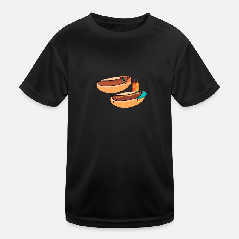 Saucisses chaudes T-shirt sport Enfant