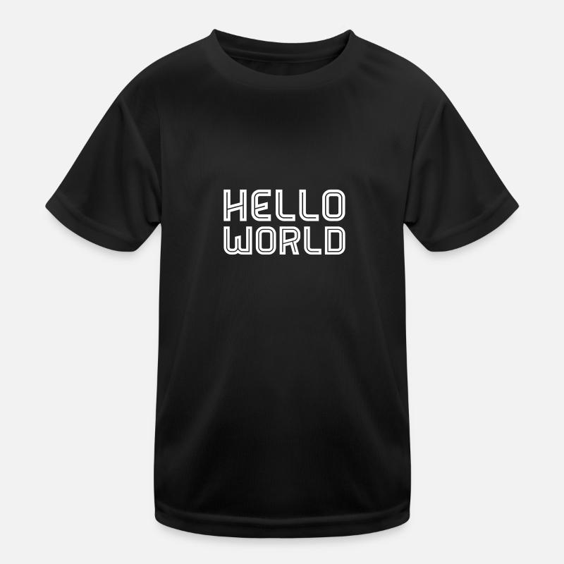 Hello World Kids Functional T-Shirt