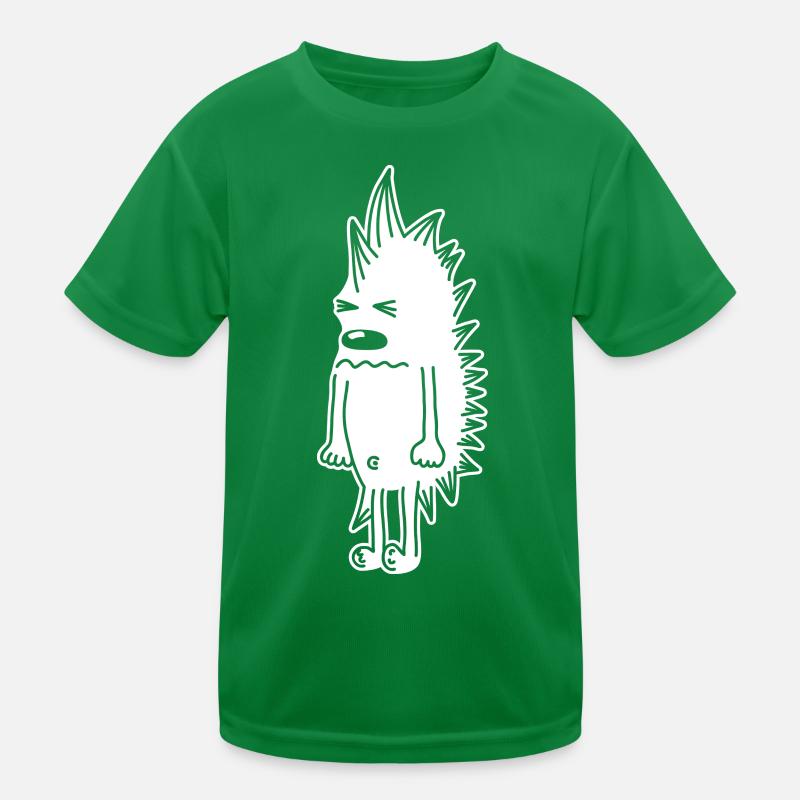 Grumpy Hedgehog – Kawaii Stinger Comic Kids Functional T-Shirt