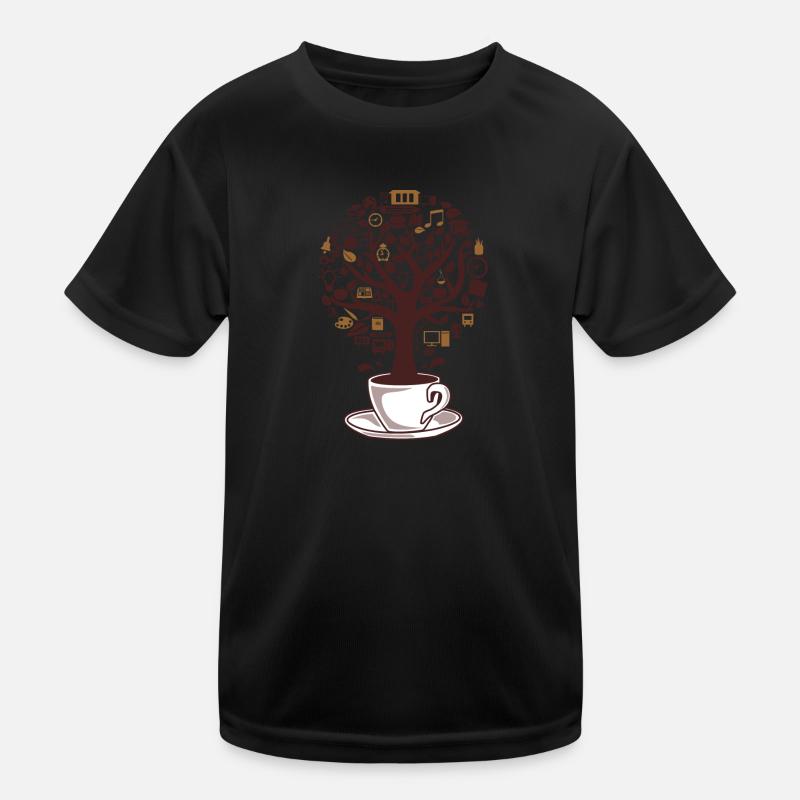 coffee tree Kinder Funktions-T-Shirt
