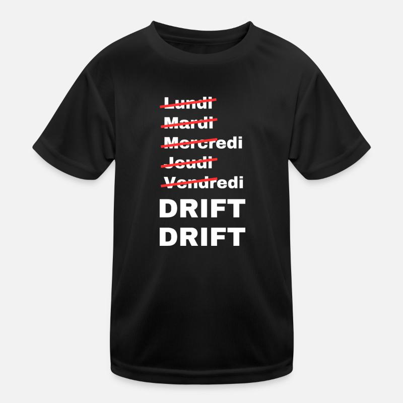 week-end drift T-shirt sport Enfant