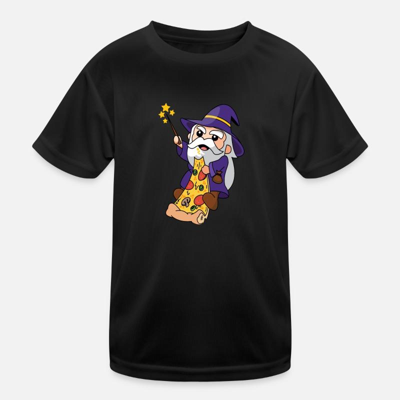 Pizza Wizard Kids Functional T-Shirt