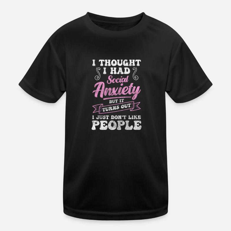 Introverti Solitaire réservé T-shirt sport Enfant