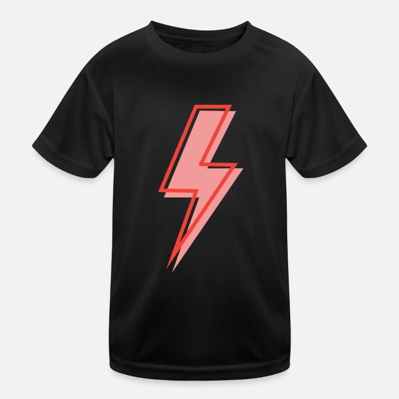 Red lightning Kids Functional T-Shirt