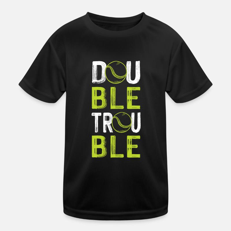 tennis double trouble Kinder Funktions-T-Shirt