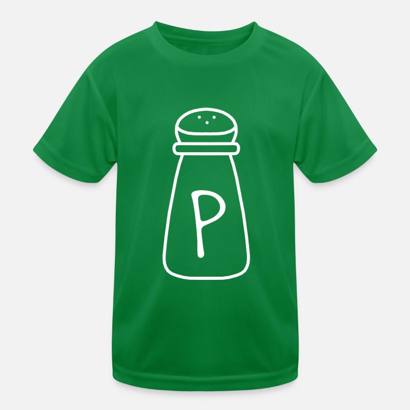 Pepper Shaker Matching Halloween Kids Functional T-Shirt