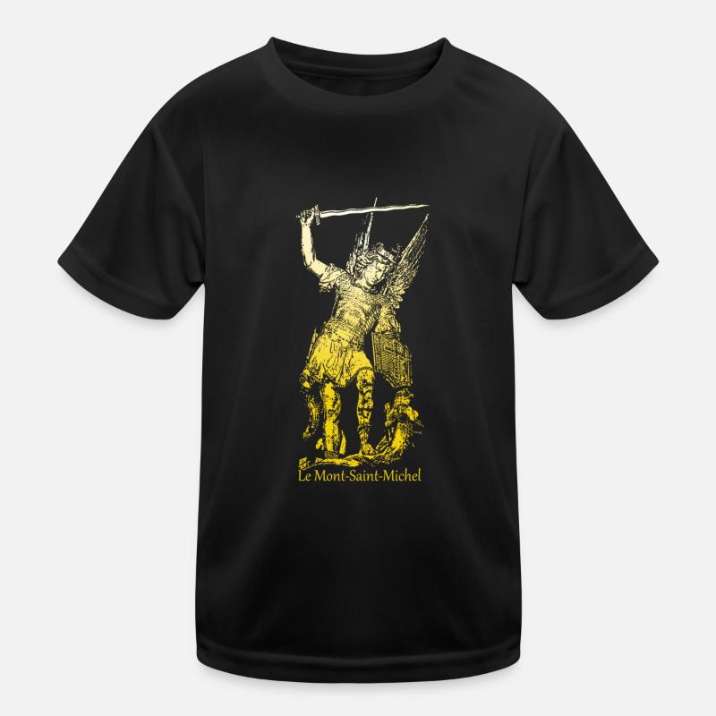 Mont-Saint-Michel Kinder Funktions-T-Shirt